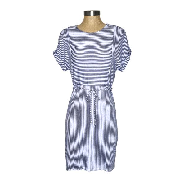 Modcloth Striped Sheath Dress Womens size XS Short Sleeve Stretch Knit - Picture 1 of 8